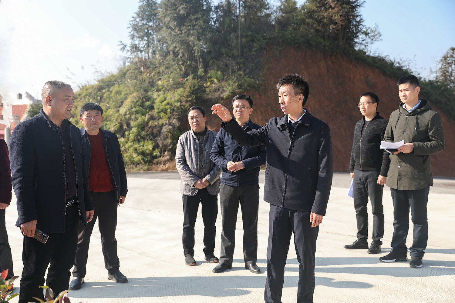 周立志调研指导民政工作 会同县人民政府