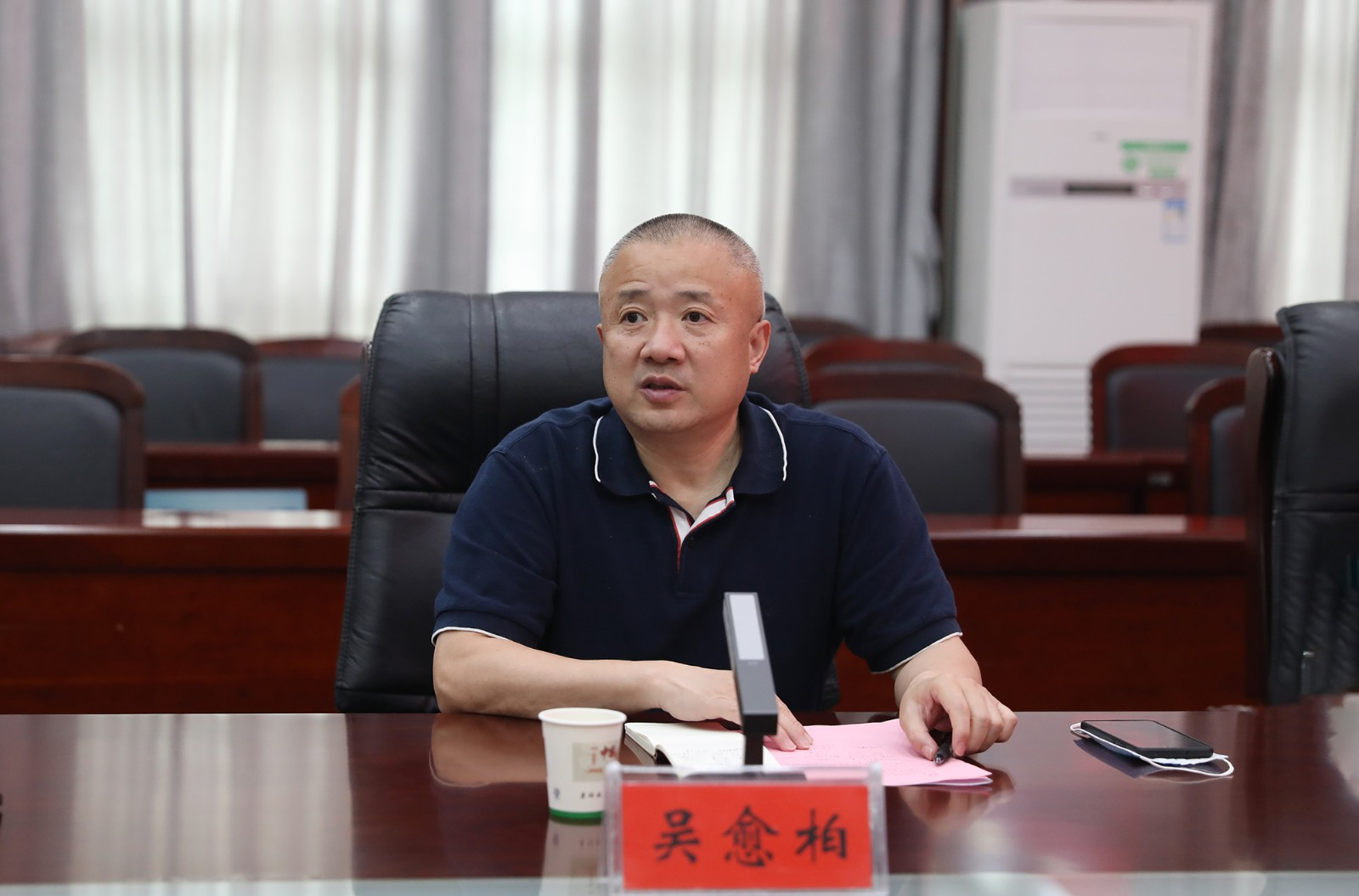 怀化海关调研我县外贸工作伍罕鸣主持调研座谈会